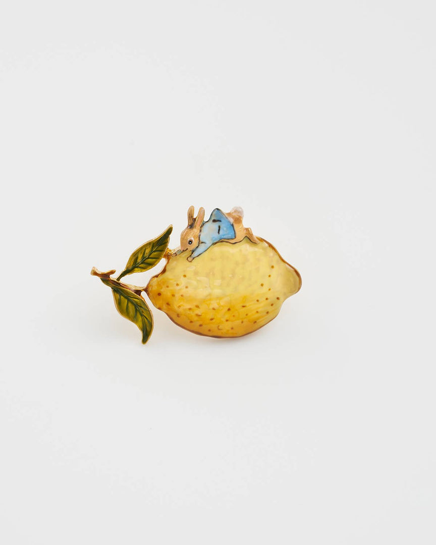 FABLE x Peter Rabbit with Lemon Brooch