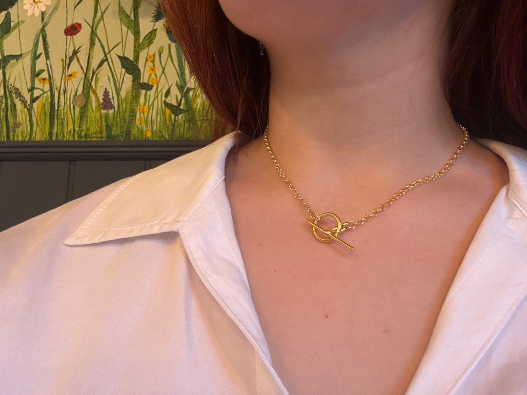 T-bar Lariat Necklace