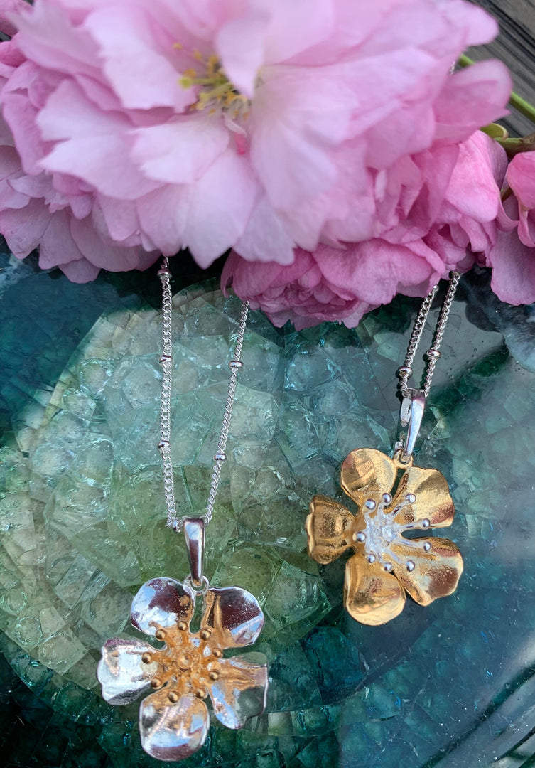 Cherry Blossom Drop Earrings