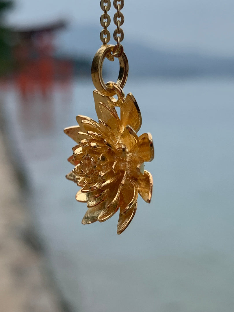 Chrysanthemum Flower Pendant