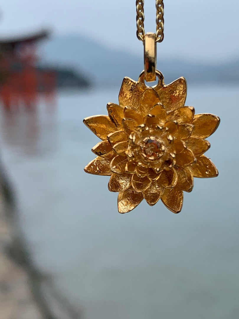 Chrysanthemum Flower Pendant
