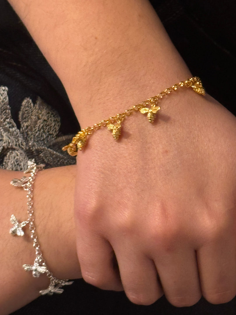 Baby Bee Charm Bracelet