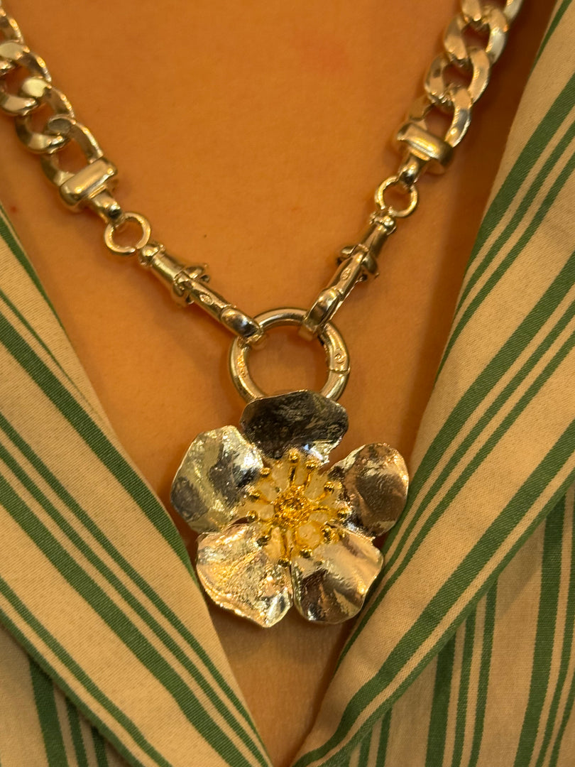 Dog Rose Statement Necklace