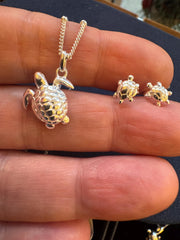 Sea Turtle Stud Earrings