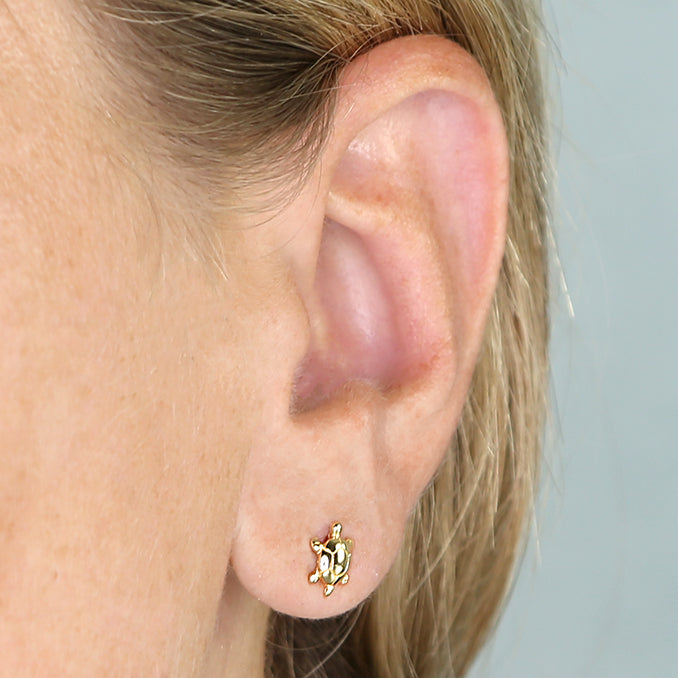 Sea Turtle Stud Earrings