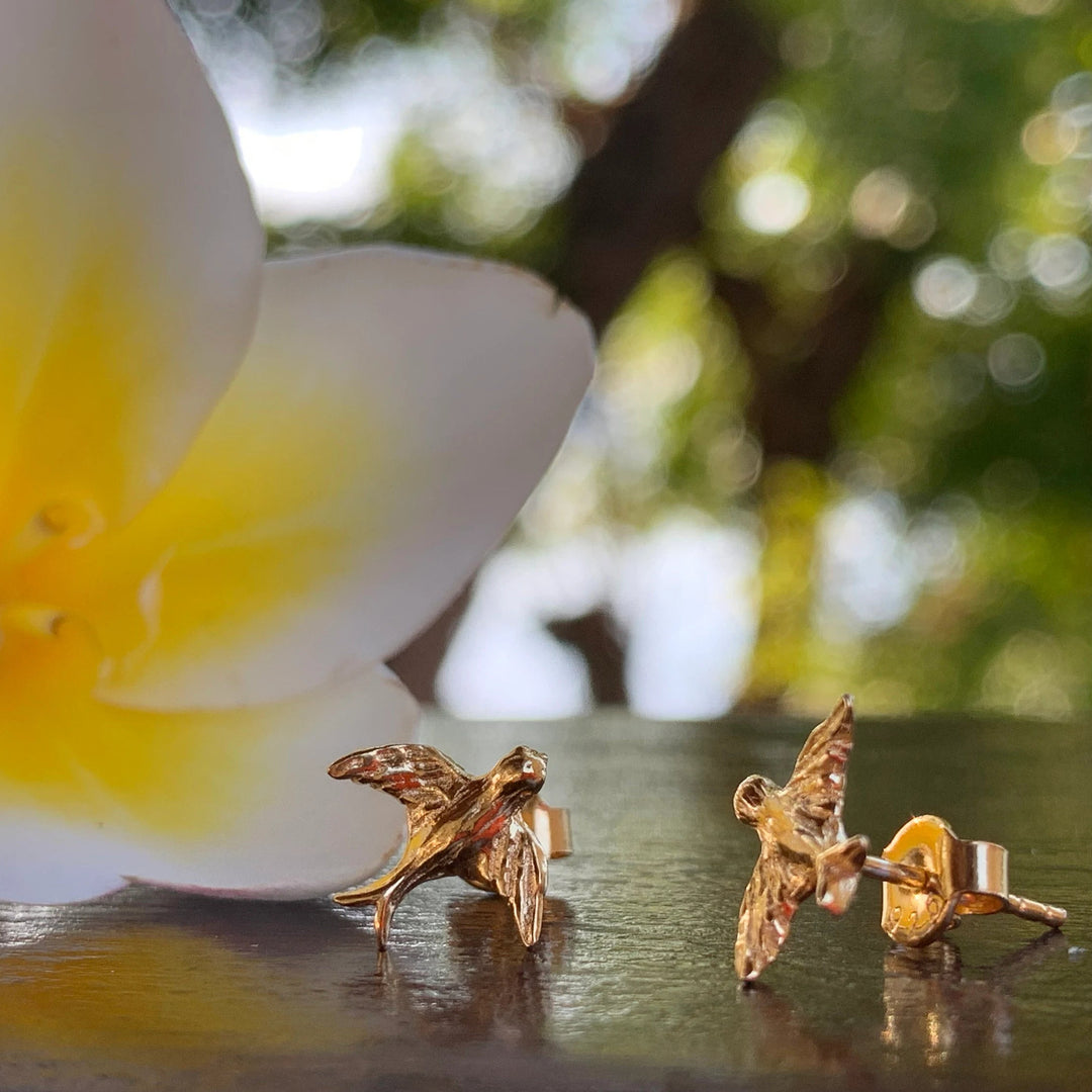 Swallow Stud Earrings