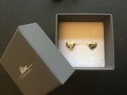 Heart Paw Stud Earrings