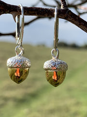 Oak Leaf and Acorn Pendant