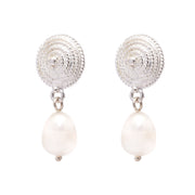 Drop Pearl Earrings