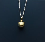 Golden Otter Earrings