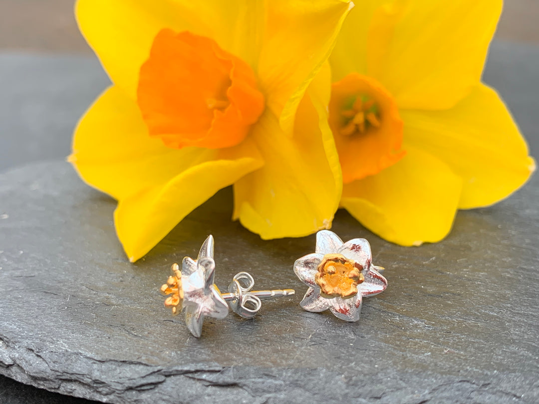 Daffodil Stud Earrings