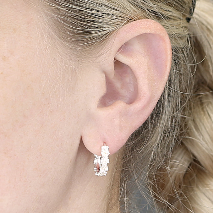 Daisy Chain Hoop Earrings