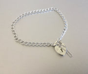 Heart Padlock Bracelet