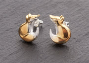Fox Cubs Stud Earrings