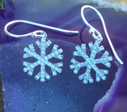 Snowflake Drop Earrings