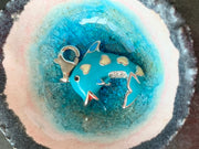 Blue Fish Charm