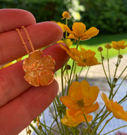 Buttercup Flower Pendant
