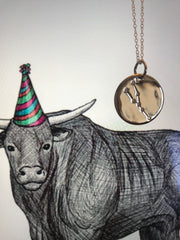 Taurus Zodiac Pendant