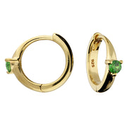 Hinged Huggie Earrings