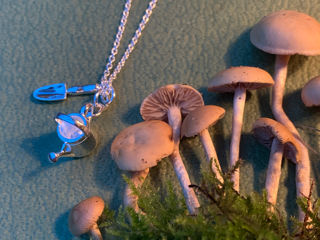 Watering Can and Spade Pendant