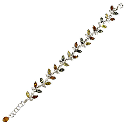 Amber Leaf Bracelet