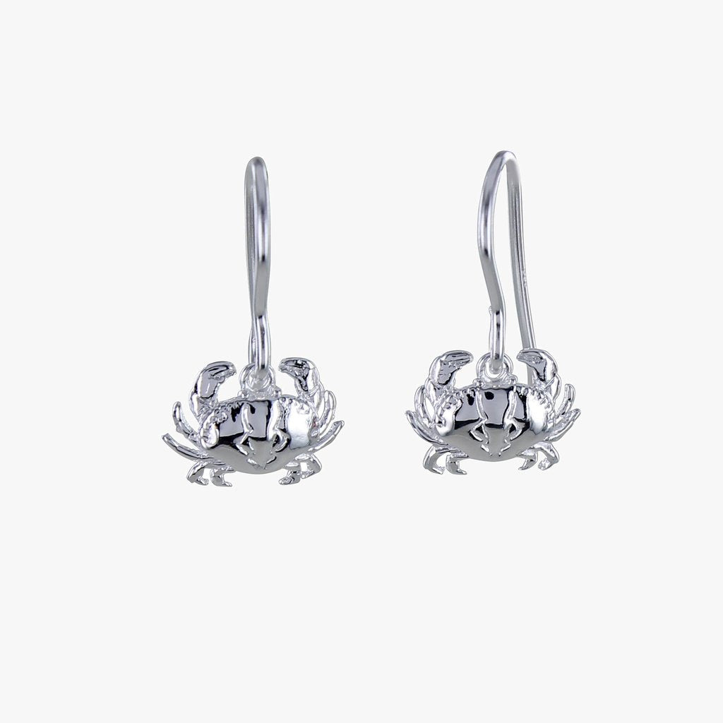 Crab Drop Earrings