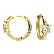 Star Huggie  Earrings