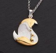 Fox and Cubs Pendant