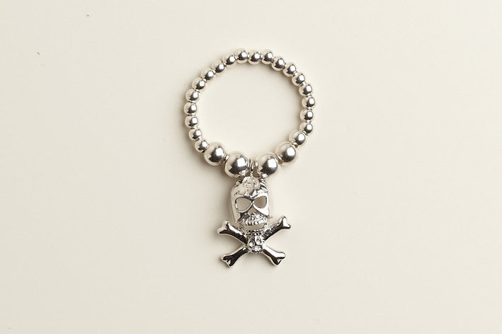 Skull & Crossbone Stretchy Ring